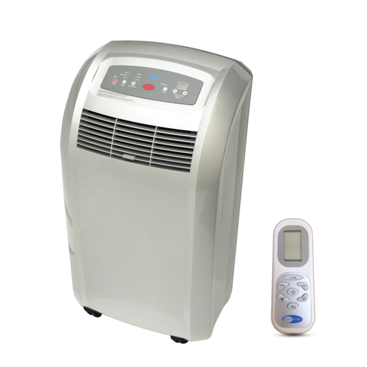 12,000 BTU (5,000 BTU SACC) Portable Air Conditioner, Dehumidifier, and Fan with Activated Carbon Filter, up to 400 sq ft in Platinum