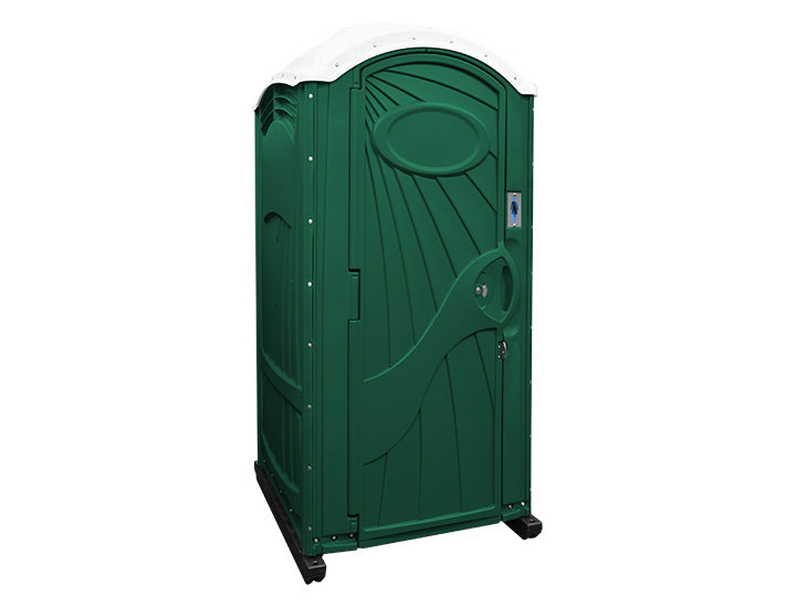 aspen  7051a -gray portable restroom - assembled