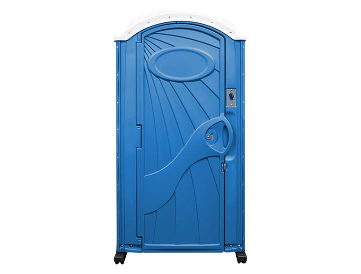 aspen  7051a -gray portable restroom - assembled