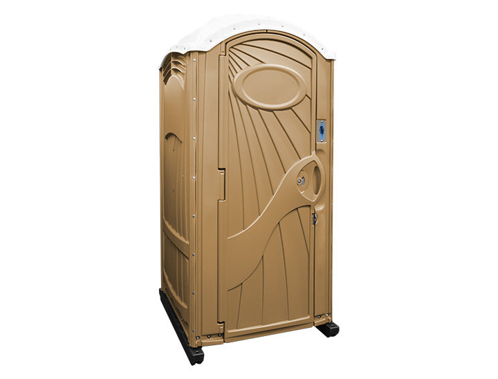 aspen  7051a -gray portable restroom - assembled