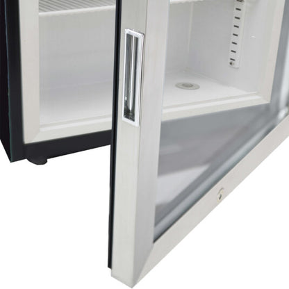 Countertop Reach-In 1.8 cu ft Display Glass Door Freezer