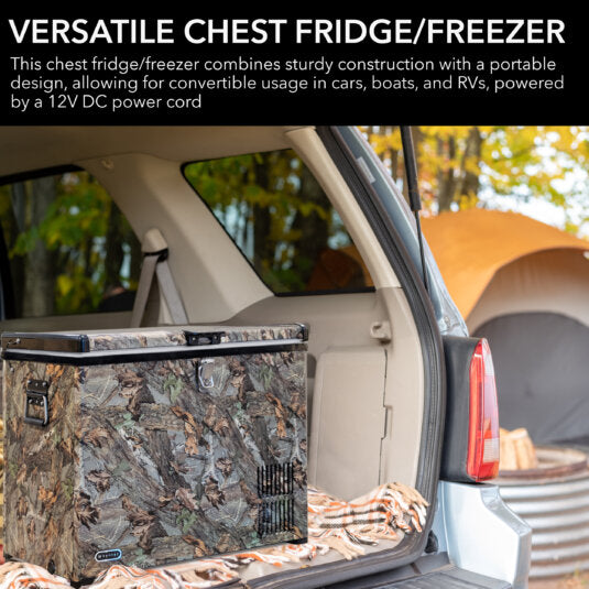 45 qt portable fridge/freezer camouflage edition