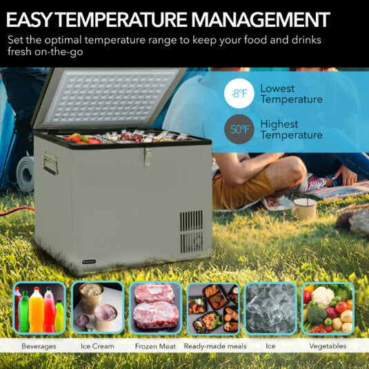 65 quart portable fridge / freezer