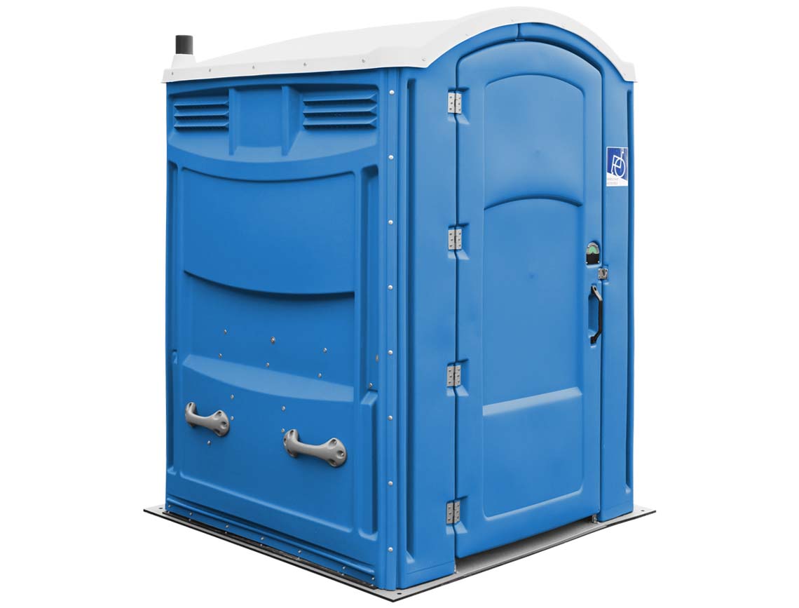 liberty 2135a wheelchair accessible portable restroom - assembled