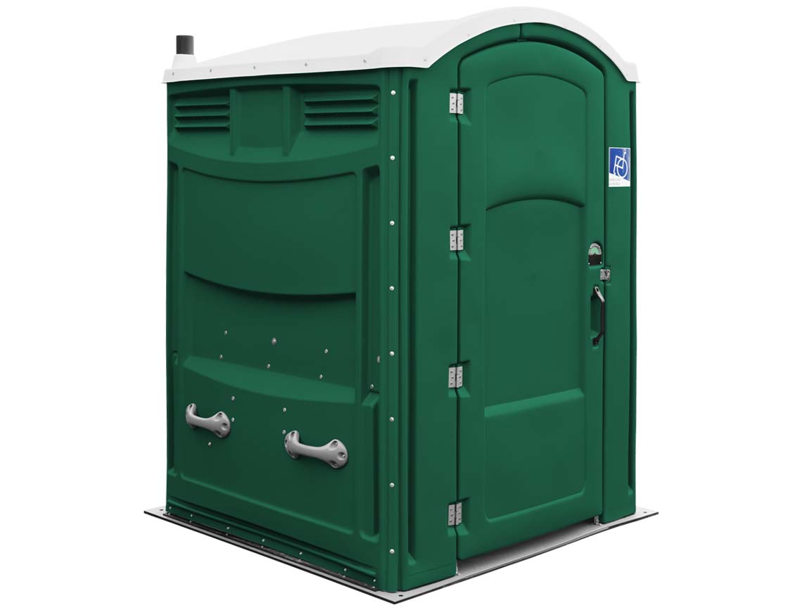 liberty 2135a wheelchair accessible portable restroom - assembled