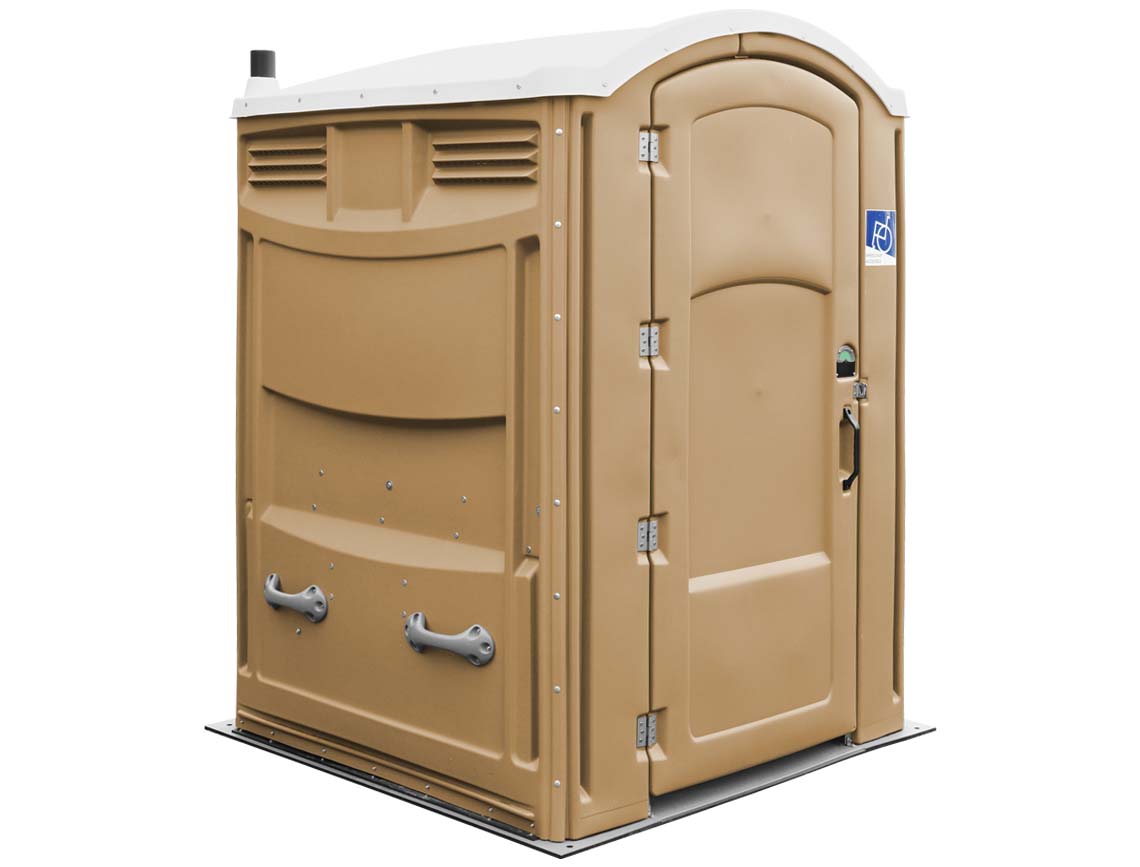 liberty 2135a wheelchair accessible portable restroom - assembled