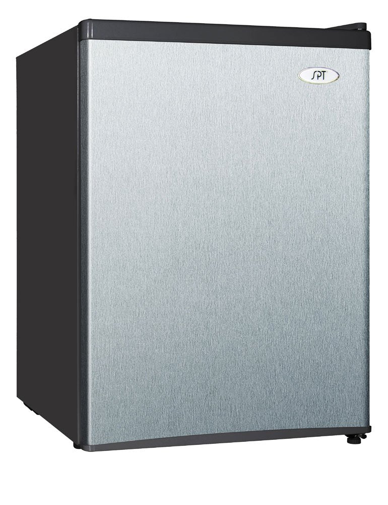 2.4 cu.ft. compact refrigerator with energy star - stainless steel