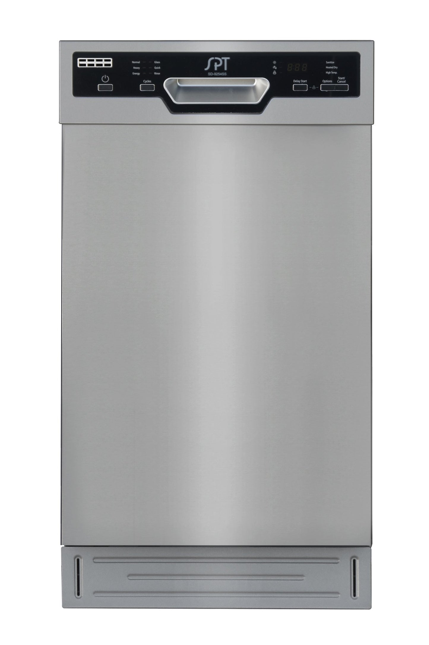 energy star 18" built-in dishwasher w/heated drying - stainless