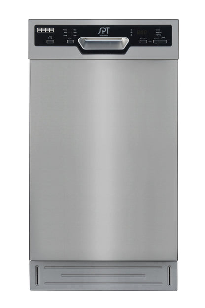 Energy Star 18" Built-In Dishwasher w/Heated Drying - Stainless