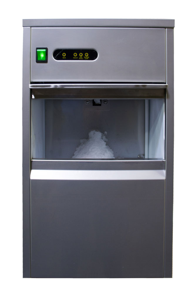 automatic flake ice maker (66 lbs/day)