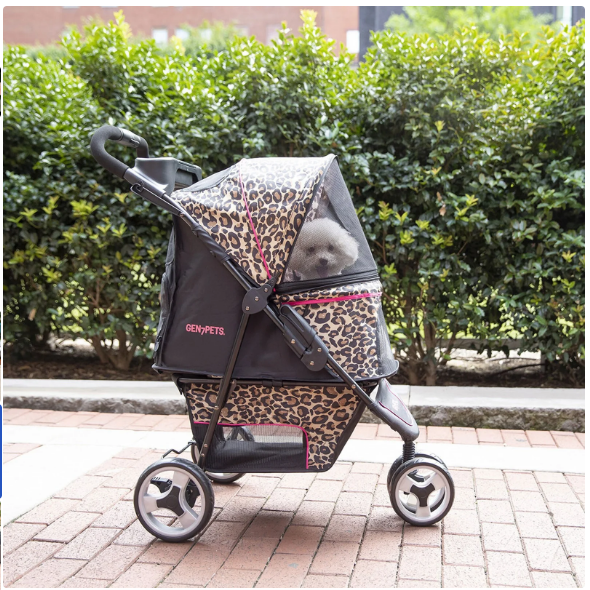 gen7 promenade pet stroller - cheetah