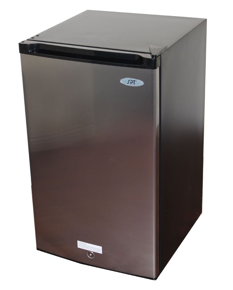 3.0 cu.ft. upright freezer with energy star - stainless steel