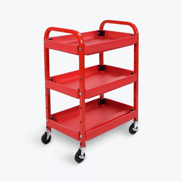 adjustable utility cart - three shelves