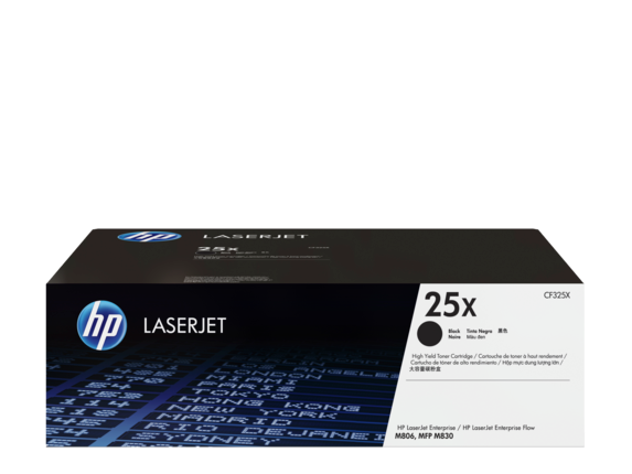 hp 25x black laserjet toner cartridge,cf325x