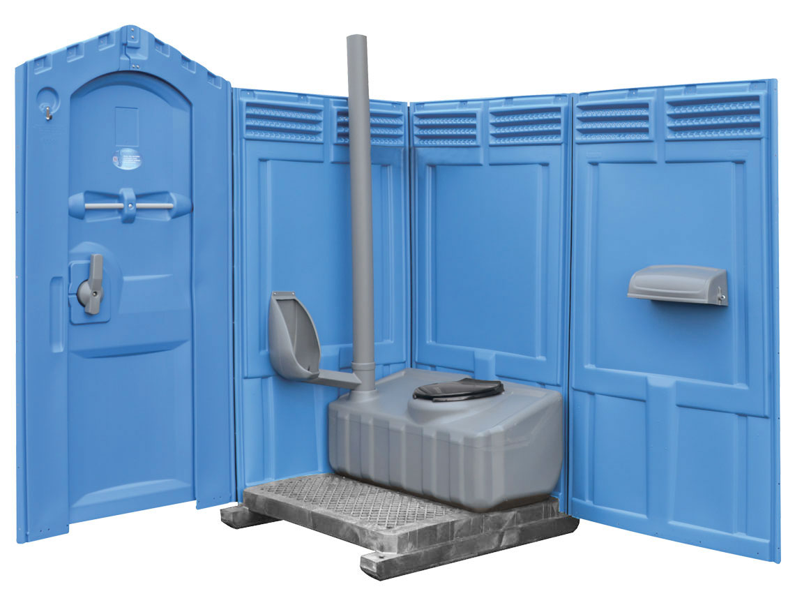 global ii 5252a portable restroom - assembled