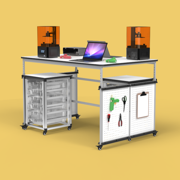 modular makerspace and science lab table