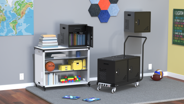 20-device modular charging cart